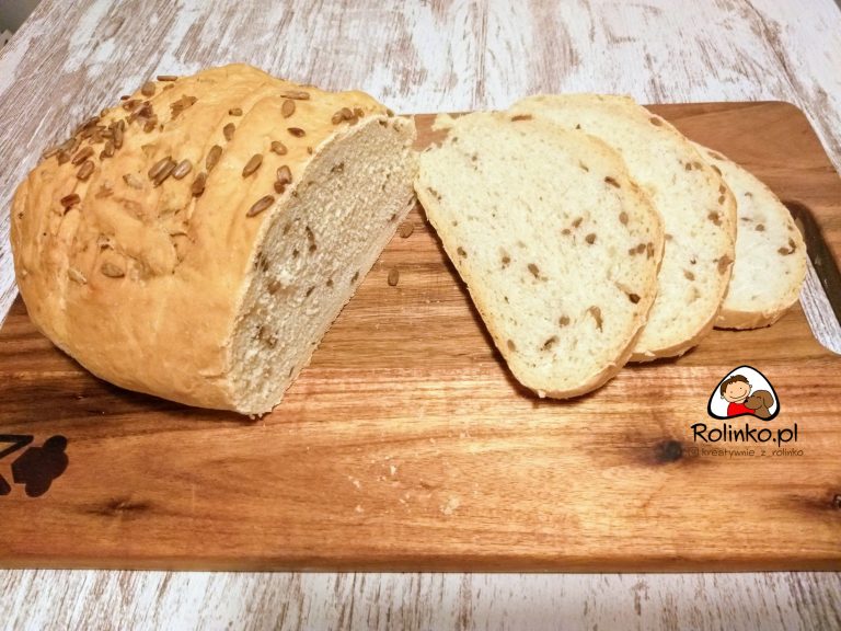 chleb pszenny ze słonecznikiem