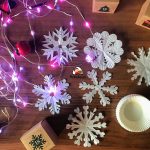 śnieżynka z papieru