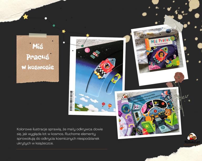 Książeczka Miś pracuś w kosmosie