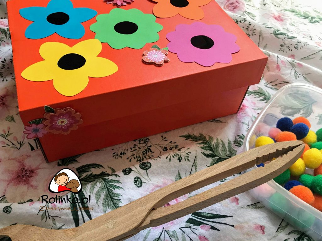 pudełko po butach zabawy dla dzieci