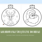 kolorowanka świąteczne do druku