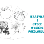 kolorowanki warzywa i owoce