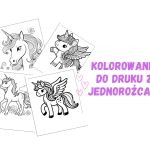 kolorowanki do druku z jednorożcami