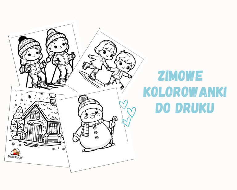 kolorowanki zimowe do druku pdf