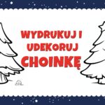kolorowanka choinka do druku